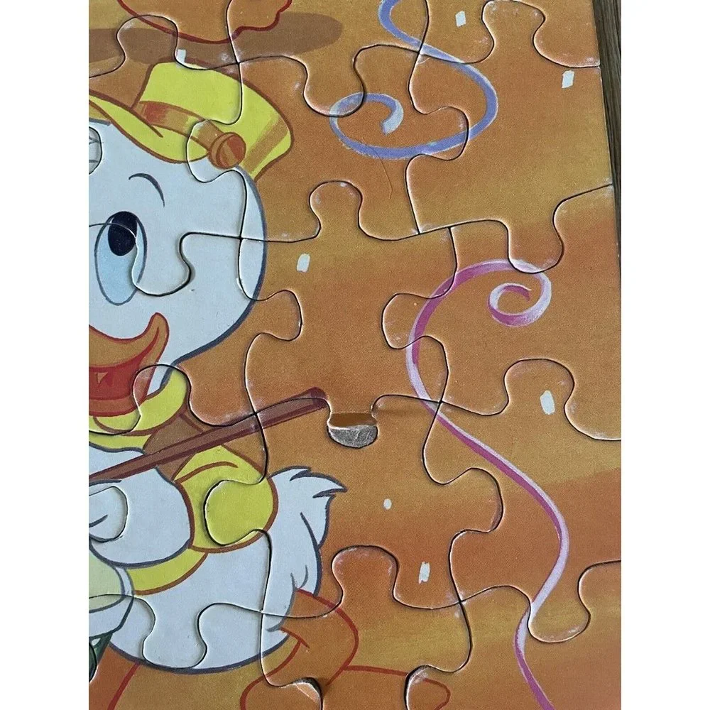 Vintage 1984 Whitman Walt Disney Friends Jigsaw Puzzle, Mickey Band 100 pcs, Toy